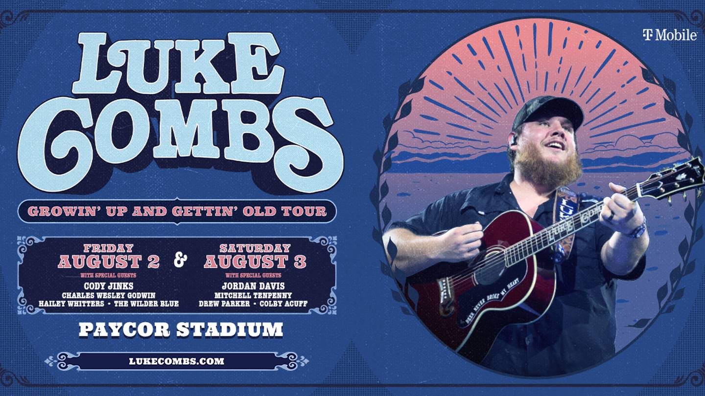 Luke Combs Cincinnati Stadium Concert Info K99.1FM