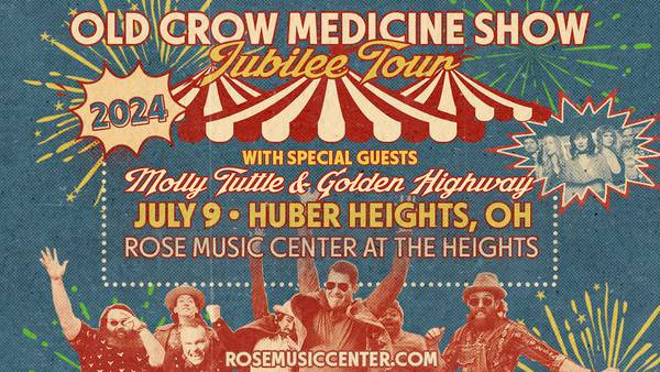 Win tickets to see Old Crow Medicine Show at Rose Music Center