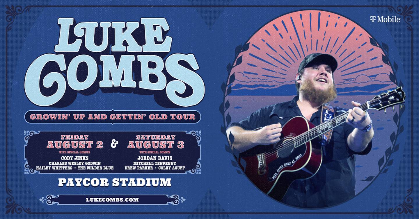 Luke Combs Cincinnati Stadium Concert Info K99.1FM