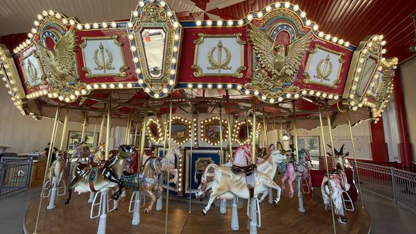 PICTURES: Young’s Jersey Dairy opens Cowtherine’s Carousel to the public
