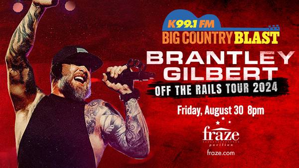 Win Tickets To K99.1FM’s Big Country Blast With Brantley Gilbert